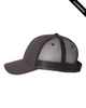 Clearance - Valucap S102 Sandwich Trucker Cap | Charcoal/ Black