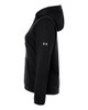 Under Armour 6010943 Women's Armour Fleece Pro Hooded Sweatshirt | Black/ White
