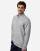 Under Armour 6012710 Men's Icon Fleece Quarter-Zip Pullover | Mod Grey Light Heather/ White