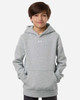 Under Armour 6014162 Youth Team Icon Fleece Hooded Sweatshirt | Mod Grey Light Heather/ White