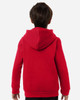 Under Armour 6014162 Youth Team Icon Fleece Hooded Sweatshirt | Red/ White
