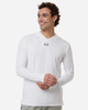 Under Armour 6014164 Men's Team Vanish Hooded Long Sleeve T-Shirt | White/ Pitch Grey