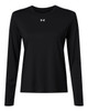 Under Armour 6014457 Women's Team Vanish Long Sleeve T-Shirt | Black/ White