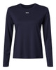 Under Armour 6014457 Women's Team Vanish Long Sleeve T-Shirt | Midnight Navy/ White