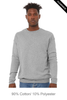 Clearance - Bella+Canvas 3945 Unisex Sponge Fleece Drop Shoulder Crewneck Sweatshirt | Athletic Heather