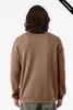Clearance - Bella+Canvas 3945 Unisex Sponge Fleece Drop Shoulder Crewneck Sweatshirt | Vintage Brown
