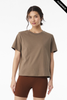 Clearance - BELLA + CANVAS 6110  Women's 6 oz Heavyweight Tee | Vintage Brown