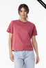 Clearance - BELLA + CANVAS 6110  Women's 6 oz Heavyweight Tee | Vintage Red