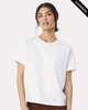 Clearance - BELLA + CANVAS 6110  Women's 6 oz Heavyweight Tee | White