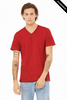 Clearance - Bella+Canvas 3005 Unisex Jersey V-Neck Short Sleeve Tee | Red