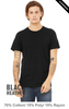 Clearance - Bella+Canvas 3413 Tri-Blend Short Sleeve | Black Heather Triblend