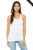 Clearance - Bella+Canvas 8800 Flowy Racerback Tank Top | White