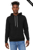 Clearance - Bella+Canvas 3719 Unisex Sponge Fleece Pullover Hoodie | Black Heather