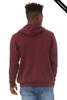 Clearance - Bella+Canvas 3719 Unisex Sponge Fleece Pullover Hoodie | Maroon