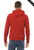 Clearance - Bella+Canvas 3719 Unisex Sponge Fleece Pullover Hoodie | Red