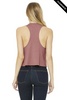 Clearance - 6682 Bella + Canvas Women's Racerback Cropped Tank Top | Heather Mauve