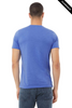 Clearance - Bella+Canvas 3001CVC Jersey Short Sleeve Tee | Heather Columbia Blue