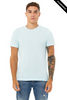 Clearance - Bella+Canvas 3001CVC Jersey Short Sleeve Tee | Heather Ice Blue