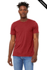 Clearance - Bella+Canvas 3001CVC Jersey Short Sleeve Tee | Heather Canvas Red