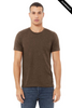 Clearance - Bella+Canvas 3001CVC Jersey Short Sleeve Tee | Heather Brown