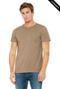 Clearance - Bella+Canvas 3001CVC Jersey Short Sleeve Tee | Heather Tan