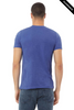 Clearance - Bella+Canvas 3001CVC Jersey Short Sleeve Tee | Heather True Royal