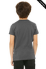 Clearance - Bella+Canvas 3001Y Youth Jersey Short Sleeve Tee | Asphalt