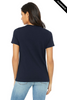 Clearance - Bella+Canvas 6400 Women’s Relaxed Jersey Short Sleeve Tee | Navy