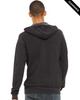 Clearance - Bella+Canvas 3739  Unisex Sponge Fleece Full-Zip Hoodie | Dark Grey Heather