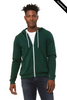 Clearance - Bella+Canvas 3739  Unisex Sponge Fleece Full-Zip Hoodie | Forest