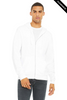 Clearance - Bella+Canvas 3739  Unisex Sponge Fleece Full-Zip Hoodie | White