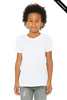 Clearance - Bella+Canvas 3001YCVC Youth Jersey Short Sleeve Tee | Solid White Blend