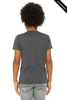 Clearance - Bella+Canvas 3001YCVC Youth Jersey Short Sleeve Tee | Dark Grey Heather