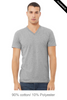 Clearance - Bella+Canvas 3005CVC Unisex Heather CVC V-Neck Short Sleeve Tee | Athletic Heather