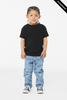 Clearance - Bella+Canvas 3413T Toddler Tri-Blend Short Sleeve Tee | Solid Black Triblend