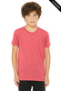 Clearance - 3413Y BELLA + CANVAS Youth Triblend Tee | Red Triblend
