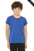 Clearance - 3413Y BELLA + CANVAS Youth Triblend Tee | True Royal Triblend
