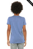 Clearance - 3413Y BELLA + CANVAS Youth Triblend Tee | Blue Triblend