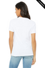 Clearance - BELLA + CANVAS 6405 Women’s Relaxed Jersey V-Neck Tee | White