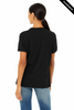 Clearance - BELLA + CANVAS 6400CVC Women’s Relaxed Fit Heather CVC Tee | Black Heather