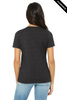 Clearance - BELLA + CANVAS 6400CVC Women’s Relaxed Fit Heather CVC Tee | Dark Grey Heather