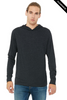 Clearance - Bella+Canvas 3512 Unisex Jersey Hoodie | Charcoal Black Triblend
