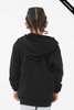 Clearance - Bella + Canvas 3739Y Youth Sponge Fleece Full-Zip Hooded Sweatshirt | Black