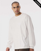 Clearance - Bella + Canvas 3511 Unisex Heavyweight Long-Sleeve T-Shirt | Vintage White