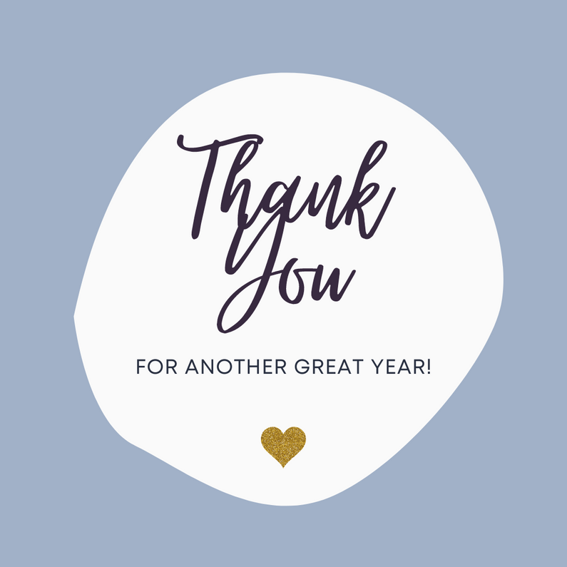 Thank You For Another Great Year! - BlankClothing.ca