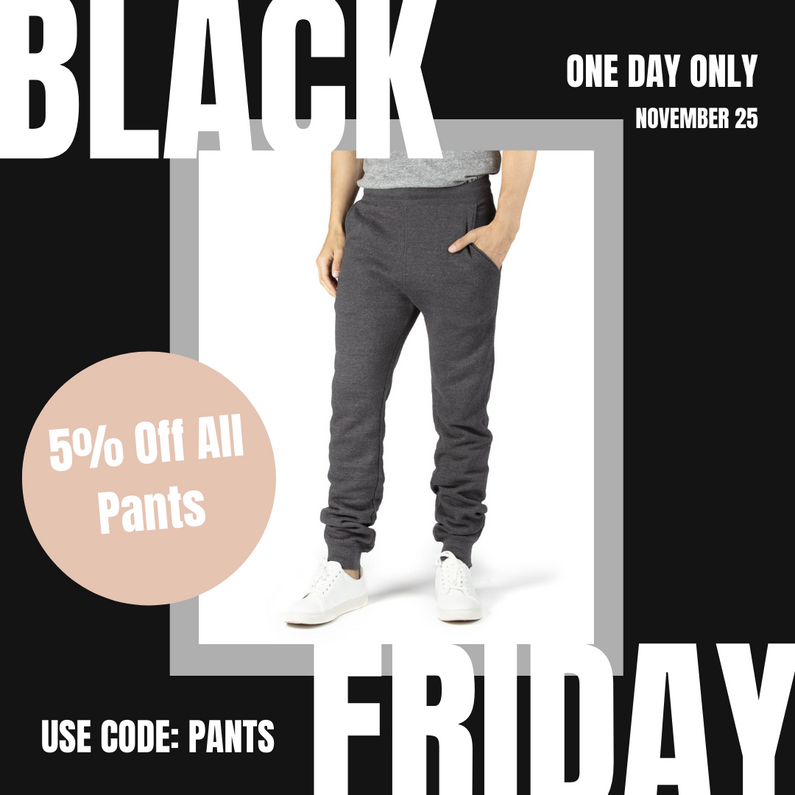 5% Off All Pants!