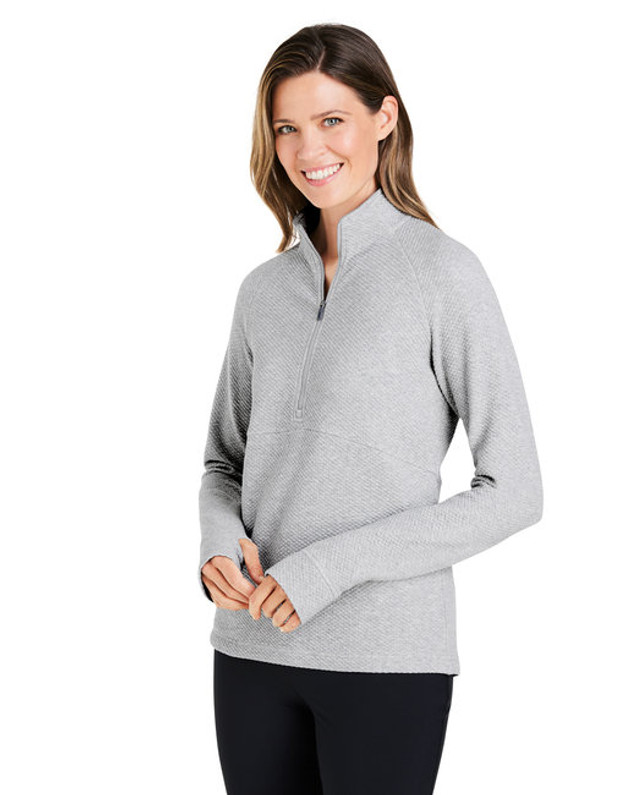 New Product - North End NE725W Ladies' Quarter-Zip Sweatshirt