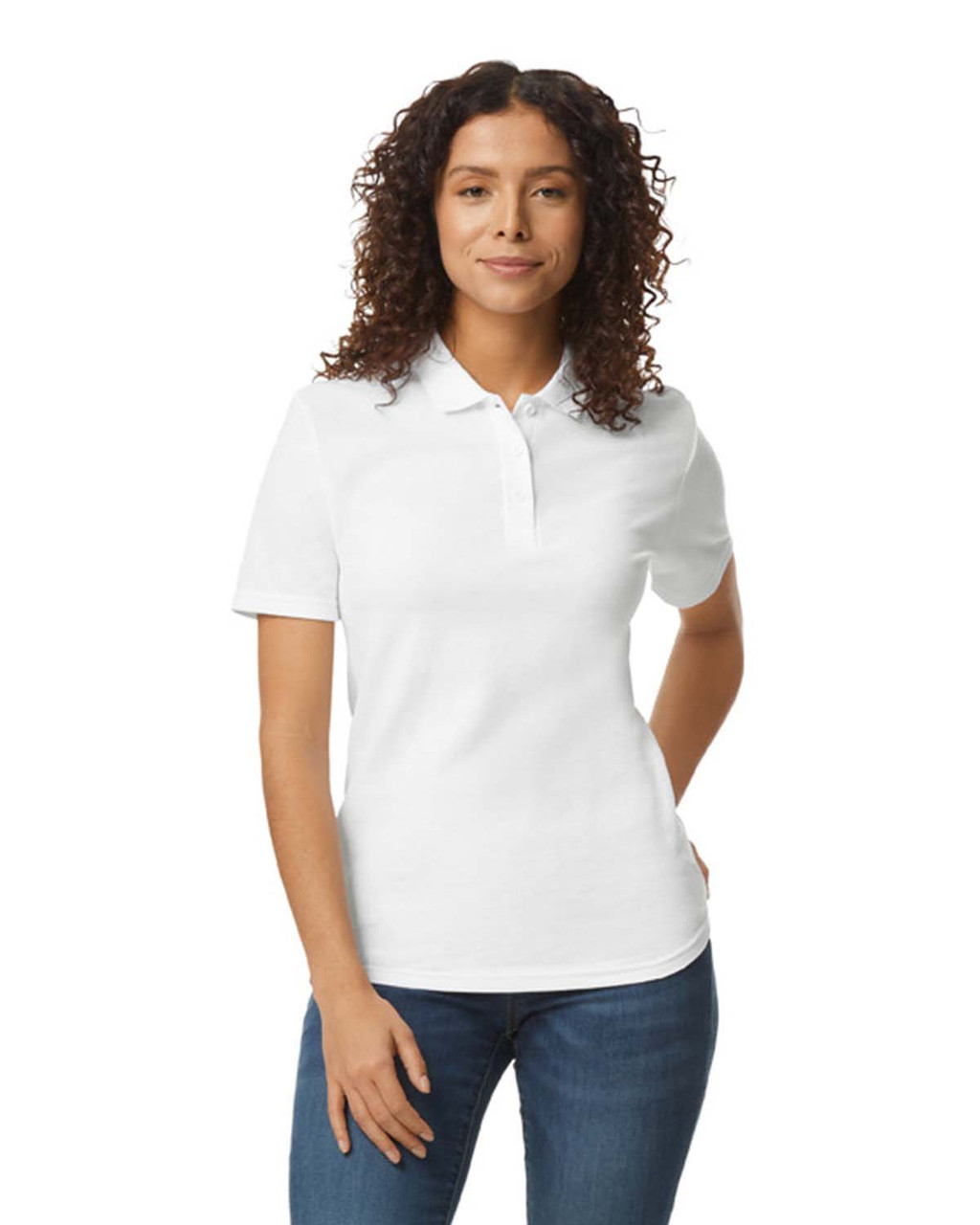 Polo button down on sale womens