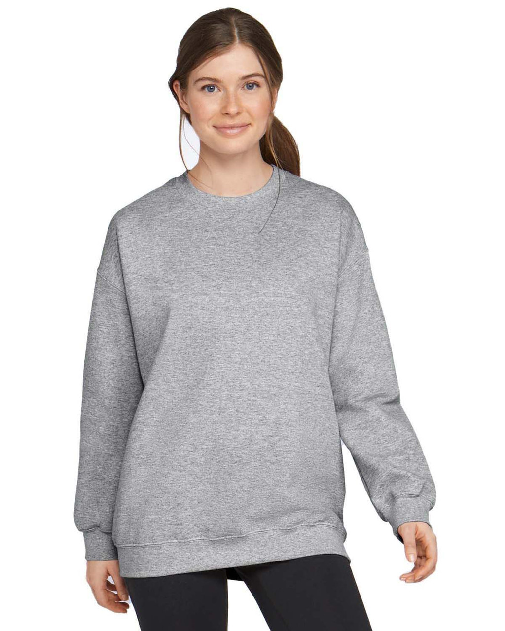 Gildan SF000 Adult Softstyle® Fleece Crew Sweatshirt - BlankClothing.ca
