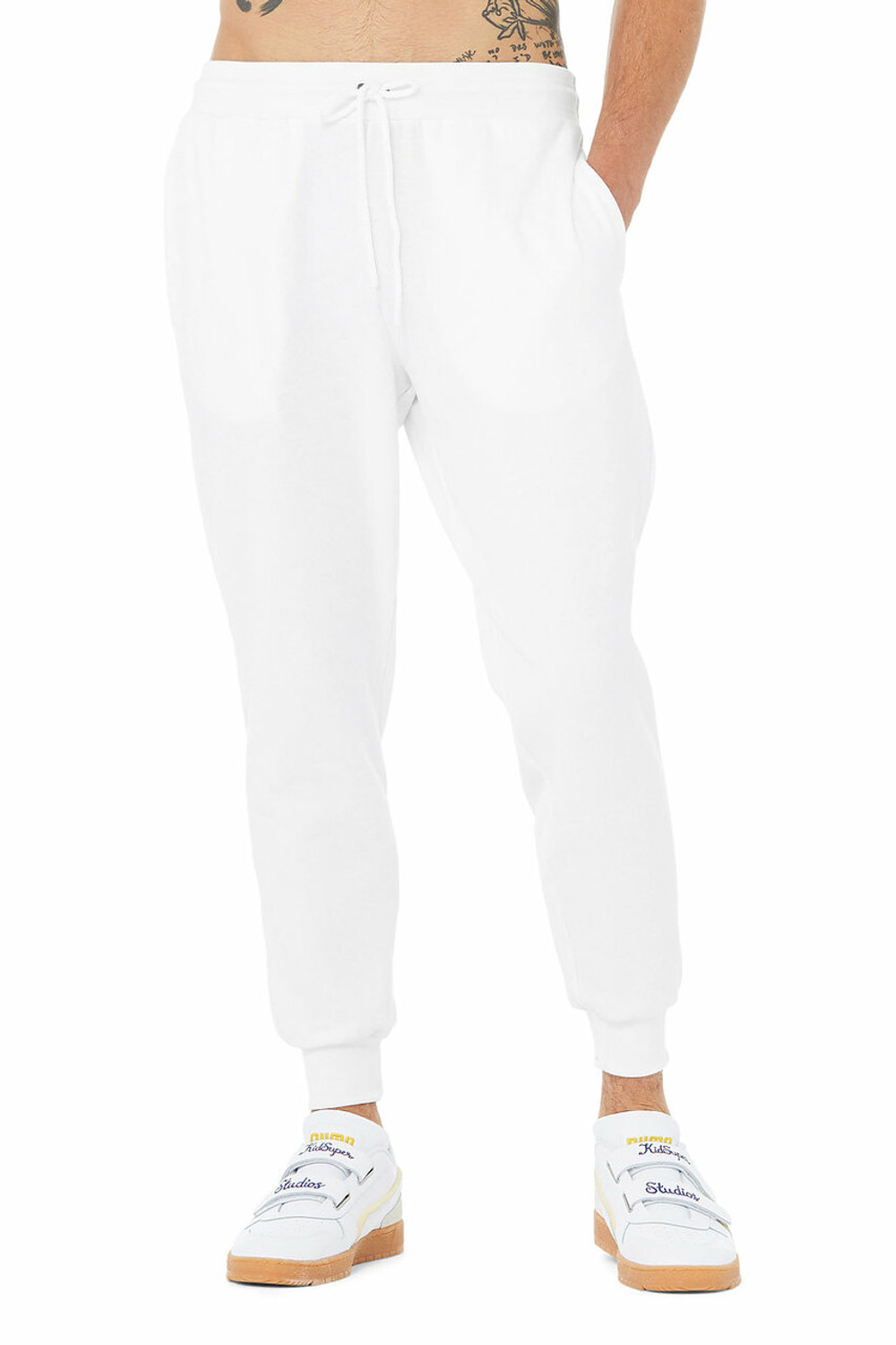 【BAON】[unisex] Come color banding jogger pants Bella+Canvas 3727 Unisex Jogger Sweatpants - BlankClothing.ca